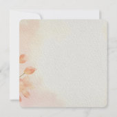 Save The Date Arrivée de Bébé Style Aquarelle Pastel (Dos)