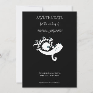 Save The Date Art mural abstrait Papier peint esthétique Art m