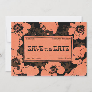 Save The Date Art Nouveau