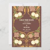 Save The Date Art Nouveau vintage (Devant)