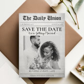Save The Date Article de journal Mariage