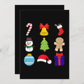 Save The Date Articles de Noël (Devant / Derrière)