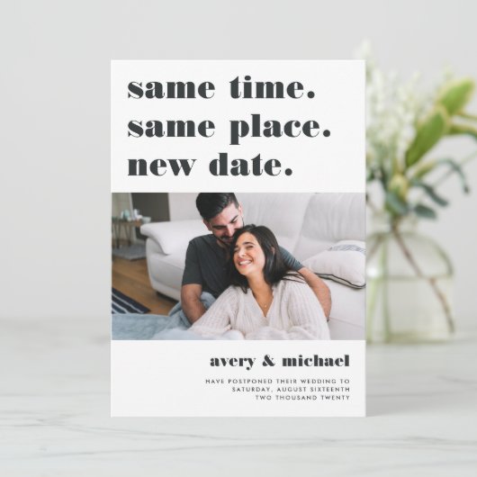 Save The Date Ash | Photo de report de mariage moderne (Debout devant)