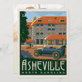 Save The Date Asheville, Caroline du Nord | Enregistrer la date  (Devant / Derrière)