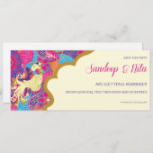 Save The Date Asiatique - Mariage - Henné - Enregistrer La Date (Devant / Derrière)