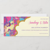 Save The Date Asiatique - Mariage - Henné - Enregistrer La Date (Devant)