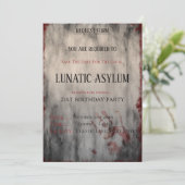 Save The Date Asile lunatique Halloween Anniversaire (Debout devant)