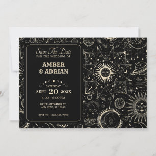 Save The Date astrologie magique bohème céleste mariage
