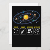 Save The Date Astronomie Geek Galaxie Science Espace extra-atmos (Devant / Derrière)