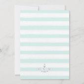 Save The Date Attache l'infini du noeud + Aquarelle de la Monnai (Dos)