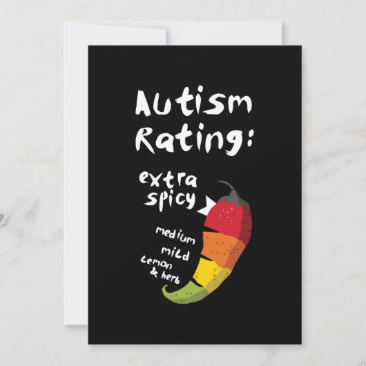 Save The Date Autism Rating Extra Spicy (Devant)