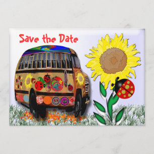 Save The Date Autobus de coccinelle