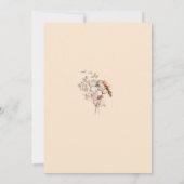 Save The Date Automne Boho Fleur sauvage Photo Mariage Enregistr (Dos)