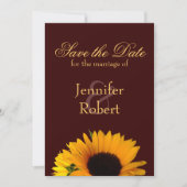 Save The Date Automne Enregistrer la date Annonce (Devant)