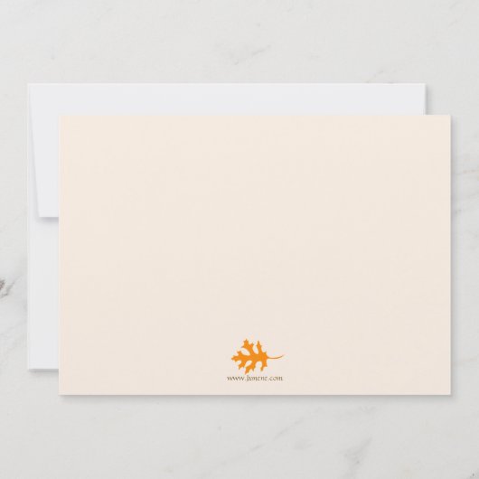 Save The Date automne feuilles mariage enregistrer la date 2 pho (Dos)