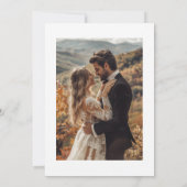 Save The Date Automne Floral Boho Mariage (Dos)