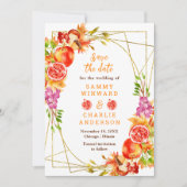 Save The Date Automne Mariage de récolte d'automne (Devant)