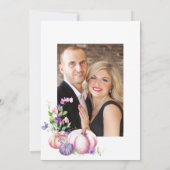 Save The Date Automne - Mariage rustique de ferme florale (Dos)