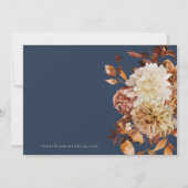 Save The Date Automne Navy (Dos)