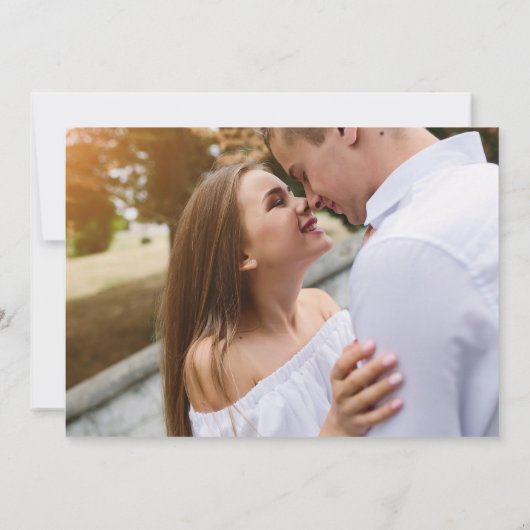 Save The Date Automne Photo Mariage Enregistrer La Date (Dos)