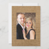 Save The Date Automne rustique - Mariage champêtre dans une gran (Dos)