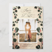 Save The Date Automne se sentir octobre tons Photo enregistrer l (Devant)