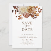 Save The Date Automne Simple Enregistrer La Date (Devant)