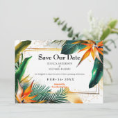 Save The Date Avec la photo Birds of Paradise Bliss (Debout devant)