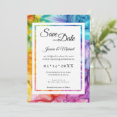 Save The Date Avec la photo Ethereal Bloom (Debout devant)