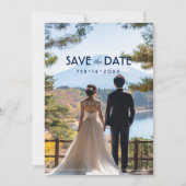 Save The Date Avec la photo Japonesque Harmonie avec Fuji (Devant)
