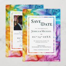 Avec photo à l'arrière Ethereal Bloom