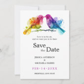 Save The Date Avec photo LGBTQ+ Rêve (Devant)