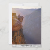 Save The Date Aventure Commencer Rocky Mountain Destination Mari (Dos)