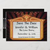 Save The Date Avis d'affiche de film pour Sauver la date (Devant / Derrière)