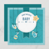 Save The Date - Baby Boy (Devant / Derrière)
