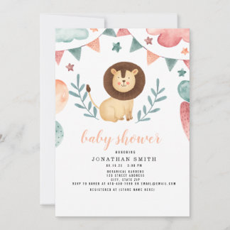 Save The Date Baby shower, Aquarelle