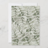 Save The Date Baby shower forestier de Little Mushroom Baby show (Dos)