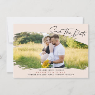 Save The Date Baby shower photo simple