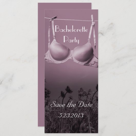 Save The Date Bachelorette (Devant / Derrière)