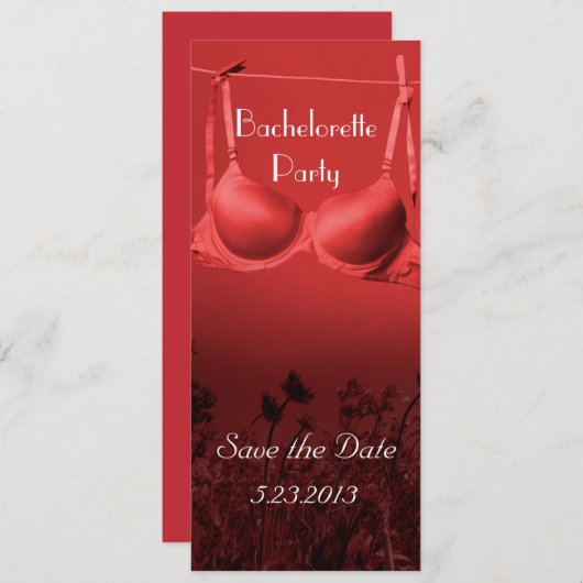 Save The Date Bachelorette (Devant / Derrière)