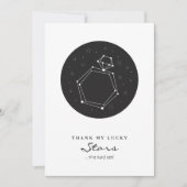 Save The Date Bague Fiançailles Constellation Enregistrer la dat (Devant)