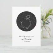 Save The Date Bague Fiançailles Constellation Enregistrer la dat (Debout devant)