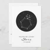Save The Date Bague Fiançailles Constellation Enregistrer la dat (Devant / Derrière)