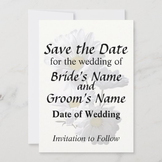 Save The Date Baies rétroéclairées (Devant)