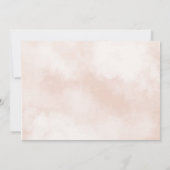 Save The Date Baigne Boho Terracotta pour une Mariée (Dos)