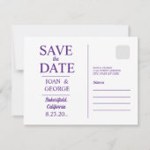 Save The Date Bakersfield, Californie, Travel Postcard, (Dos)