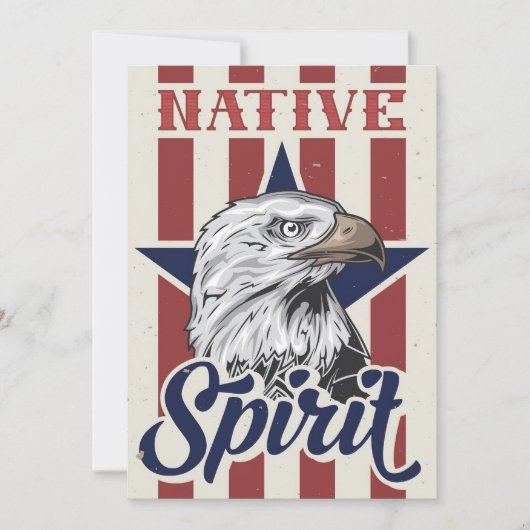 Save The Date Bald Eagle Esprit autochtone (Devant)