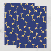 Save The Date Balloon Animaux (Devant / Derrière)