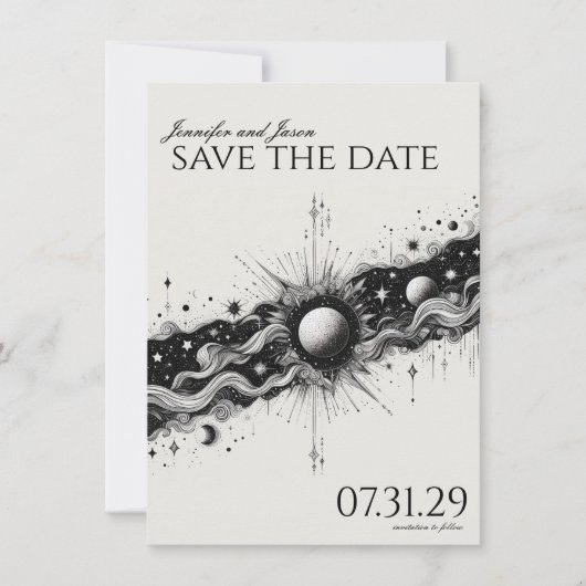 Save The Date Bande céleste (Devant)