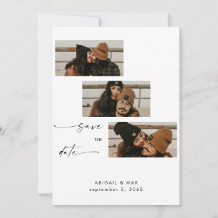 Save The Date Bande de photos en collage Mariage Enregistrer la